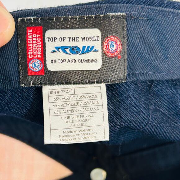 Virginia Cavaliers Mens Strapback Hat UVA Wahoos Top Of The World Acrylic/Wool - Picture 3 of 10